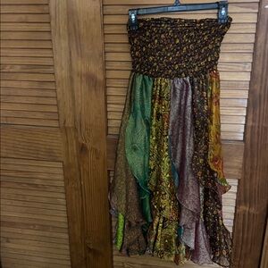 Bohemian Multicolor Maxi Skirt